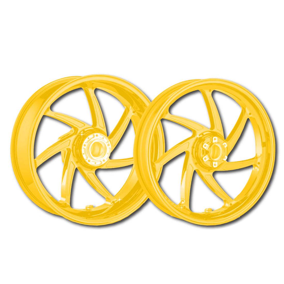 Set Rim Kuning Chrome
